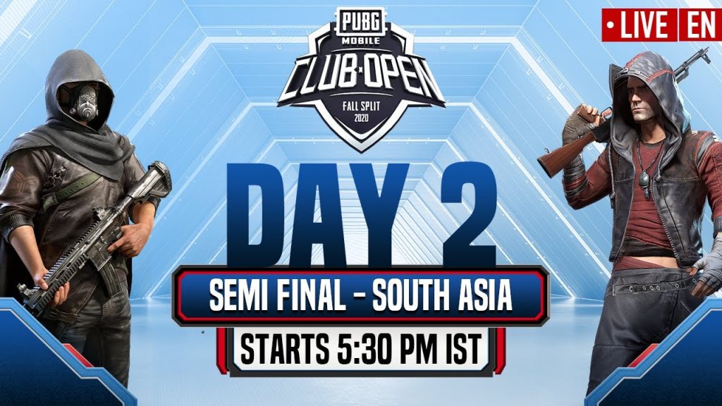 [EN] PMCO South Asia Semi – Finals Day 2 | Fall Split | PUBG MOBILE CLUB OPEN 2020 by PUBG MOBILE Esports