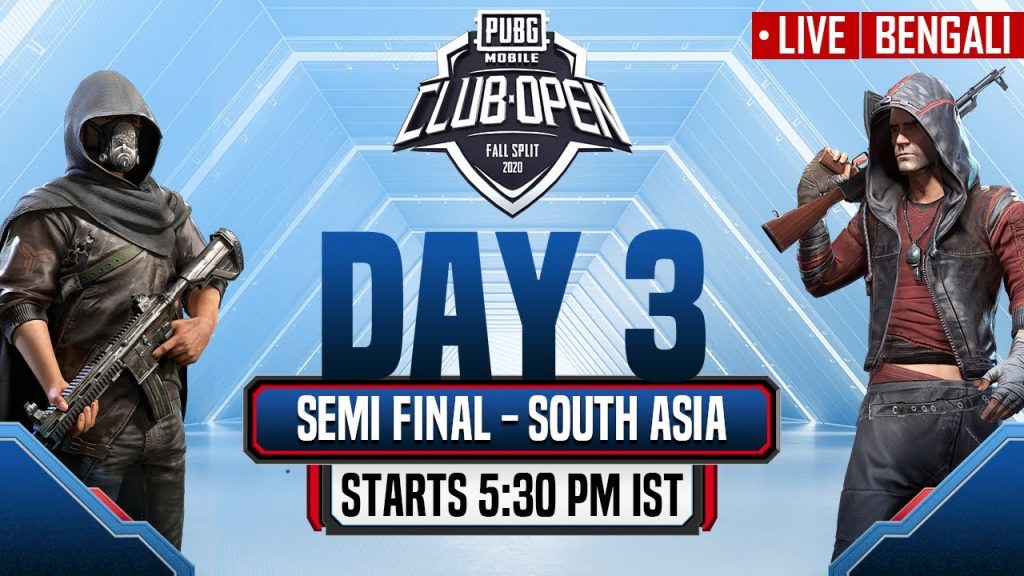 [Bengali] PMCO South Asia Semi – Finals Day 3 | Fall Split | PUBG MOBILE CLUB OPEN 2020 by PUBG MOBILE Esports