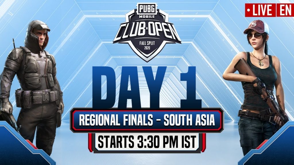 [EN] PMCO South Asia Regional Finals Day 1 | Fall Split | PUBG MOBILE CLUB OPEN 2020 by PUBG MOBILE Esports