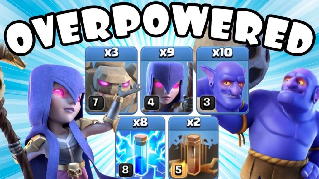 Ok… It’s a bit OVERPOWERED! TH11 Golem Bowler Witch with Zap Quake | Best TH11 Attack Strategies by Clash with Eric – OneHive