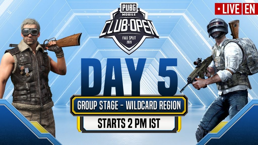 [EN] PMCO Wildcard Group Stage Day 5 | Fall Split | PUBG MOBILE CLUB OPEN 2020 by PUBG MOBILE Esports