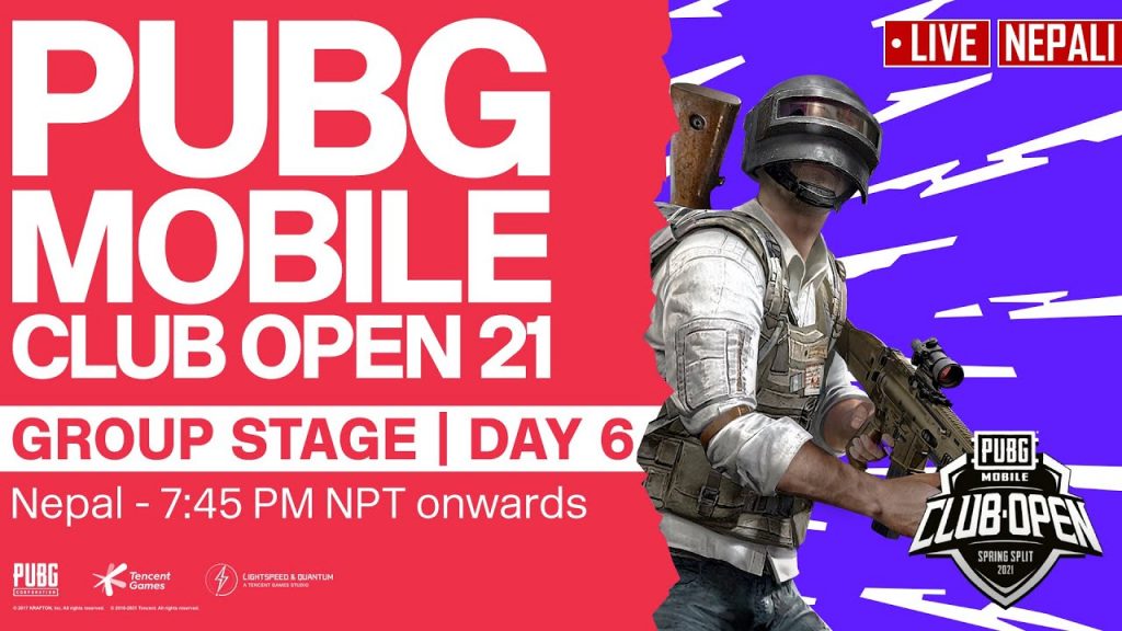 [Nepali] PMCO Nepal Group Stage Day 6 | Spring Split | PUBG MOBILE Club Open 2021 by PUBG MOBILE Esports