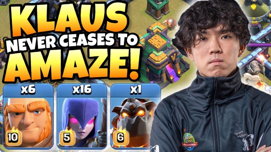HOW?! KLAUS used MASS WITCHES at TH14 with NO HEALERS and ONLY 6 GIANTS! | Clash of Clans eSports by Clash with Eric – OneHive