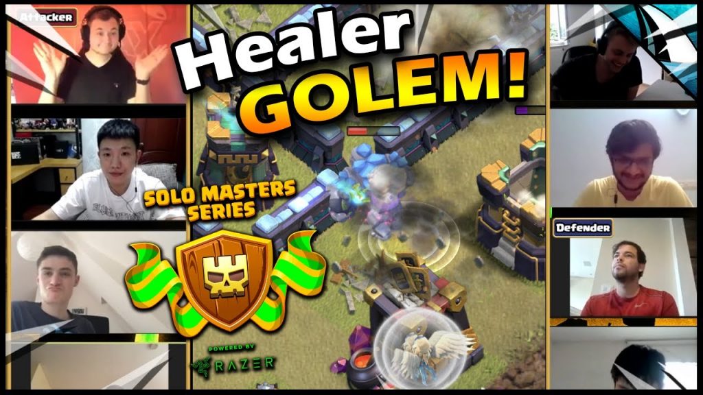 *New* Healer Golem Attack Strategy?!? Vale Breaks Clash!! by CarbonFin Gaming