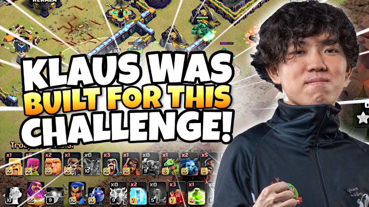 KLAUS challenged to BLOW OUR MINDS!He went ABOVE AND BEYOND! Clash of Clans eSports by Clash with Eric – OneHive