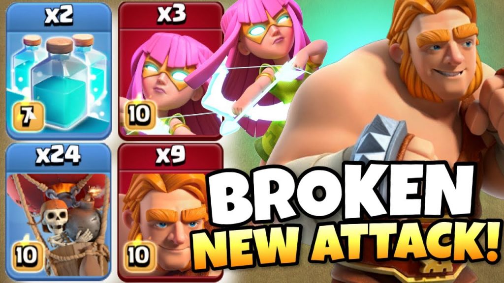 This is INSANITY! NEW Super Giant/Archer CLONE attack! Clash of Clans by Clash with Eric – OneHive