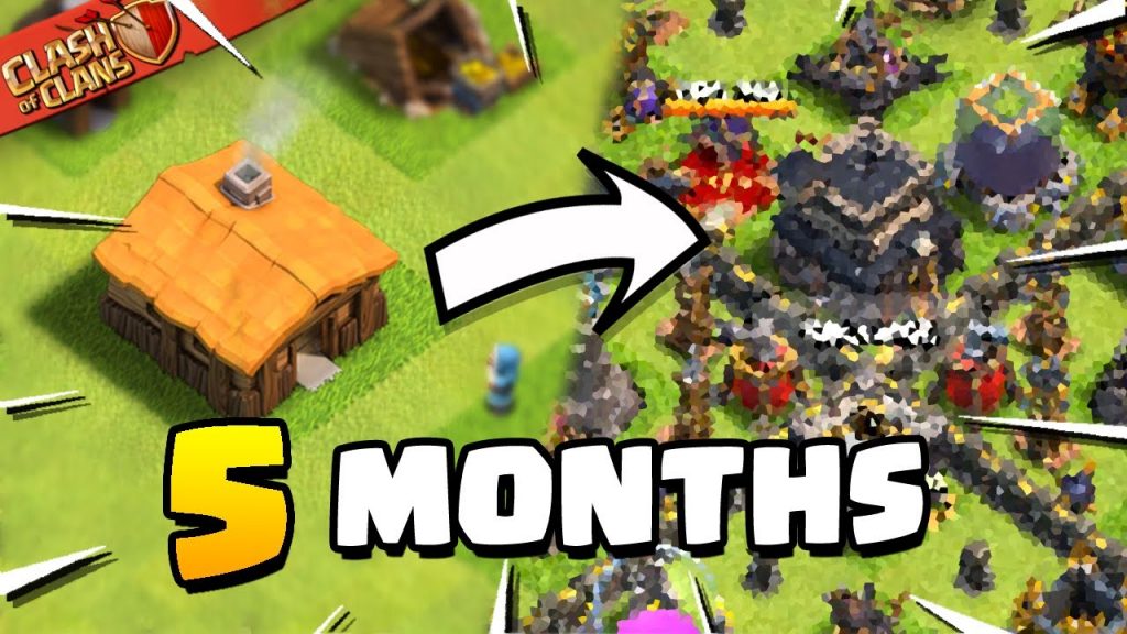 My 5 Month Progress in Clash of Clans! by Judo Sloth Gaming
