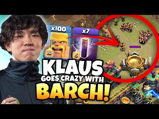 KLAUS uses 3 INSANE Barch attacks vs Max TH14 Bases! UNREAL! Clash of Clans Esports by Clash with Eric – OneHive